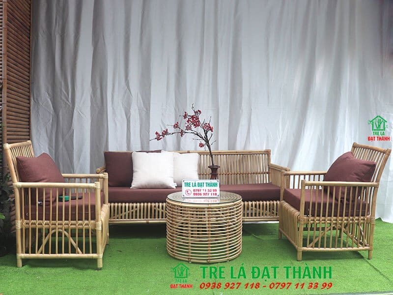 Bàn Ghế Mây Phòng Khách - BGMPK019